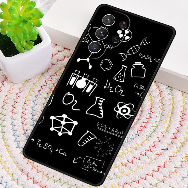 Научный чехол для телефона из ТПУ для Samsung Galaxy note 10 pro S26 S25 S24 S23 S22 Ultra Plus S21 FE S20 Ударопрочный чехол