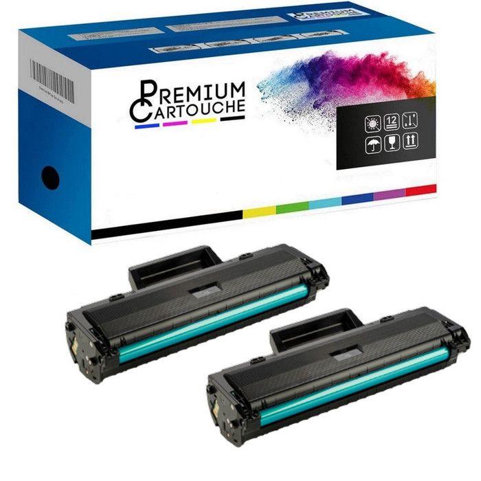 Toner W1420A 142A compatible pour HP Noir (NON utilisé dans HP+) x 2 - PREMIUM CARTOUCHE LaserJet M110w, LaserJet MFP M 140w