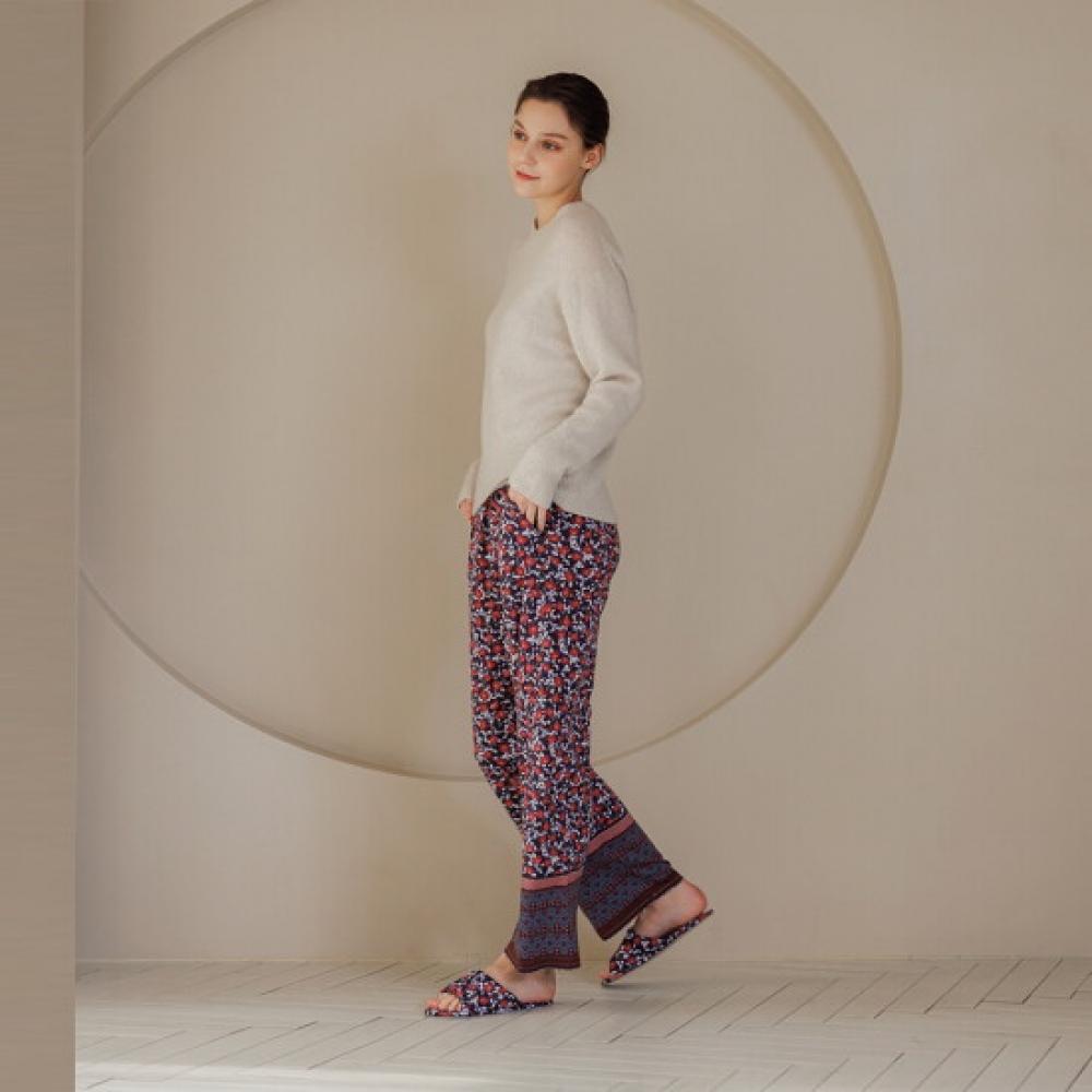 L Affair Women Soothing Warm Anywear Pants Navy Lwjkapt0129 Nf