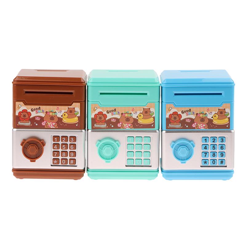 1 шт. Kawaii Kapibala креативная сберегательная банка для детей, копилка для хранения, милая игрушка в форме сердца для девочек, подарок на день рождения