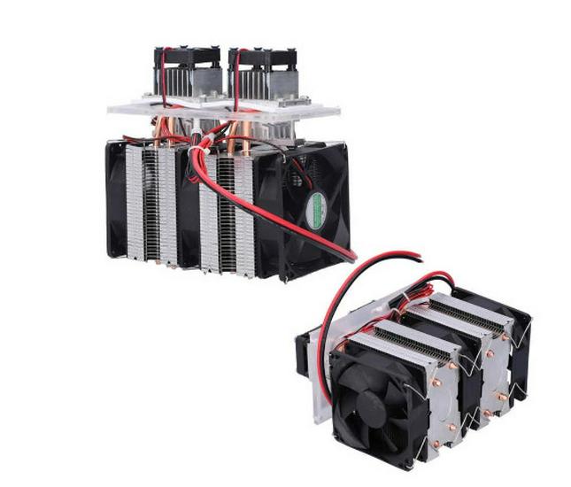 144W Peltier Semiconductor Cooling Kit with Fan