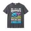 Drum Kit Percussionist Drummer Wife Quote Image Tshirt TShirt Printing Cotton Unisexs Tops T Shirt Printed Coupons Tshirts