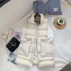 Autumn and Winter New Down Cotton Vest Women's Medium and Long Vest Jacket Bread Jacket Women's Padded Jacket Tide