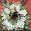 Simulated Embroidered Wreath Peony Artificial Flower Door Decoration