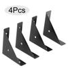 4PCS Heavy Iron Angle Corner Brackets Protector Right Angle Corner Stand For Furniture Wood Connection Solid Support Triangular