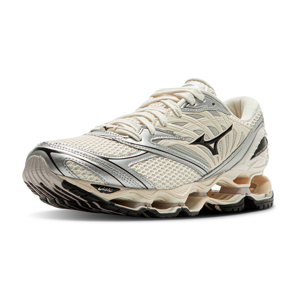 Mizuno Кроссовки Wave Prophecy LS Pristine Silver Unisex Cream Black D1GA251101
