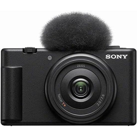 SONY Compact Digital Camera VLOGCAM Vlog ZV-1F Body Wind Screen Included 20mm F2.0 Prime Lens Black B