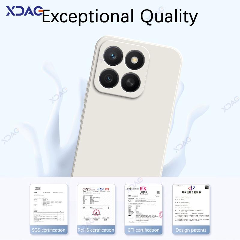 2025 Роскошный квадратный жидкий силиконовый чехол для Honor X8C HonorX8C 6.7" Global Soft Phone Cover Водонепроницаемые сумки Coque Armor