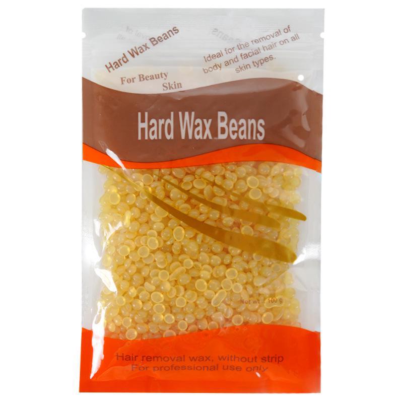 100 г пчелиного воска для удаления волос: Твердые восковые гранулы без бумаги в 10 вкусах для гладкой кожи.