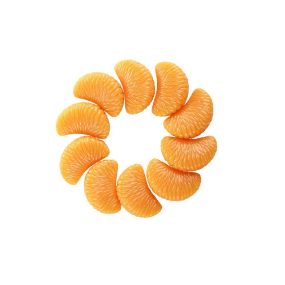 Decoration Lifelike Decorative Mini Fake Orange Slices Home Decor Artificial Fruit Simulation