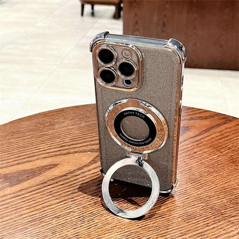 Magic7lite Роскошный чехол-держатель с блестками для Huawei Honor Magic 7 Magic7 Lite X9c Airbag Противоударный силиконовый чехол-подставка