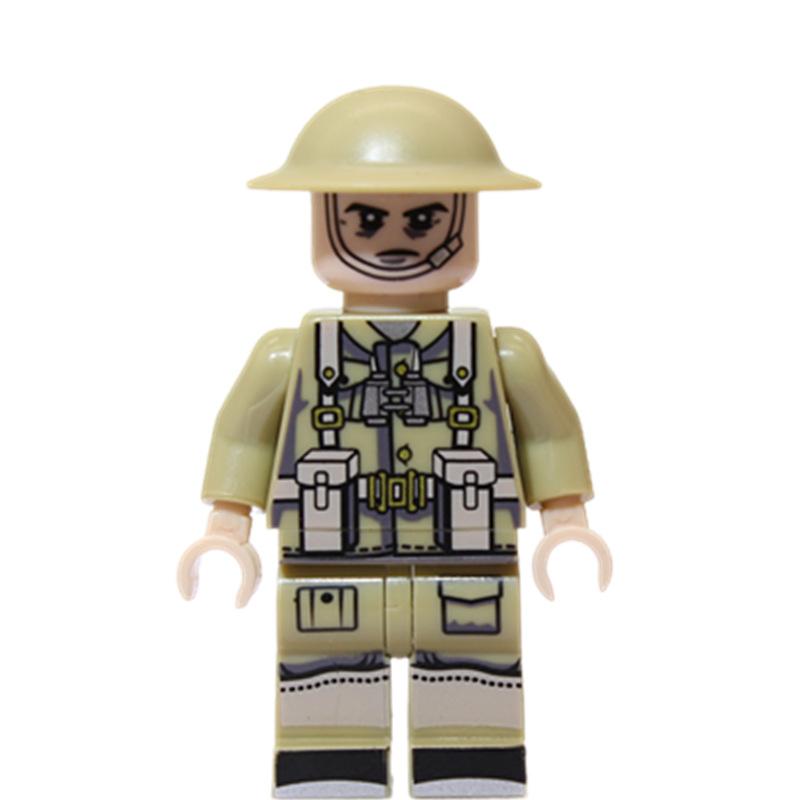 Военные WW2 армейские солдаты, минифигурки разных стран, строительный блок, кирпич, подарок на Рождество и день рождения для мальчиков, детей