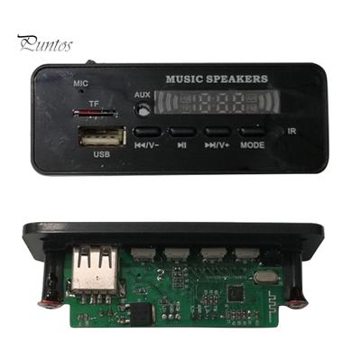 Bluetooths Цветной экран TF-карта Громкая связь Автомобильный декодер MP3-плеер Динамик
