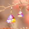 Holographic Resin Silicone Mold DIY Triangle Earrings Keychain Pendant Mould Light and Shadow Crystal Epoxy Molds Crafts