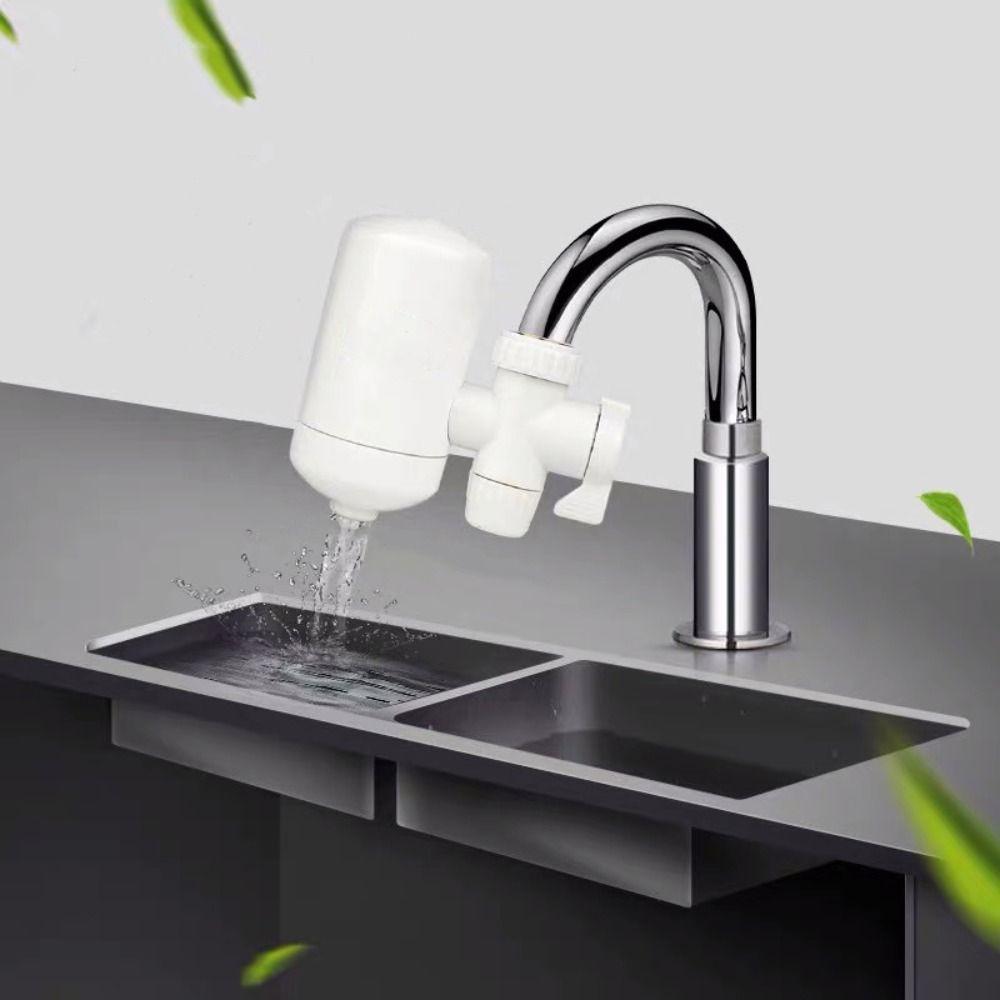 С фильтрующим элементом трубка очиститель воды пластиковый фильтр для воды моющаяся система фильтрации воды кухня