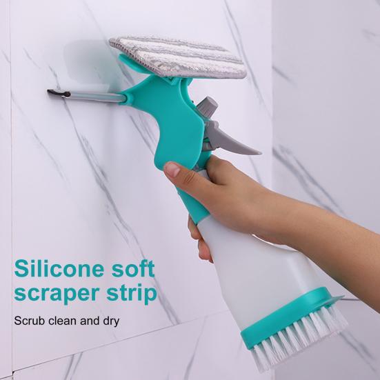 1/2/3 шт. Стеклоочиститель 4-в-1, очиститель стекла, скребок, распылитель, многофункциональный, с бутылкой-распылителем, для мытья окон