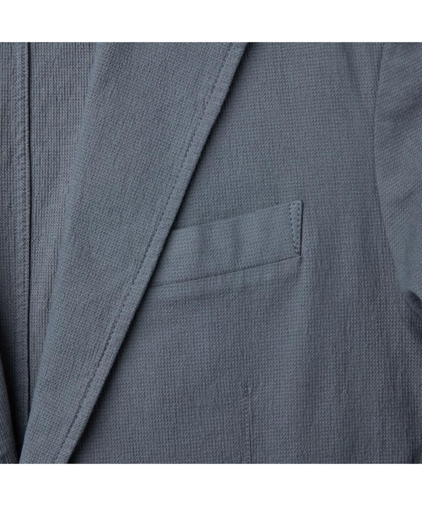 Series (Set Up) Dyed Texture Regular Fit Jacket Sajam26521Gyx