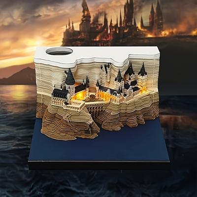 1 шт. 3D-раскладной календарь «Волшебный замок» — бумажная скульптура ручной работы, креативный ежедневный декор офиса и уникальная идея для подарка