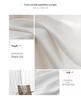 Устойчивые к царапинам занавески для балкона Phantom Light Luxury White - полупрозрачные и утолщенные для спален и эркеров