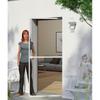 WINDHAGER Moustiquaire Porte Battante - L 100 X H 210 Cm - Blanc