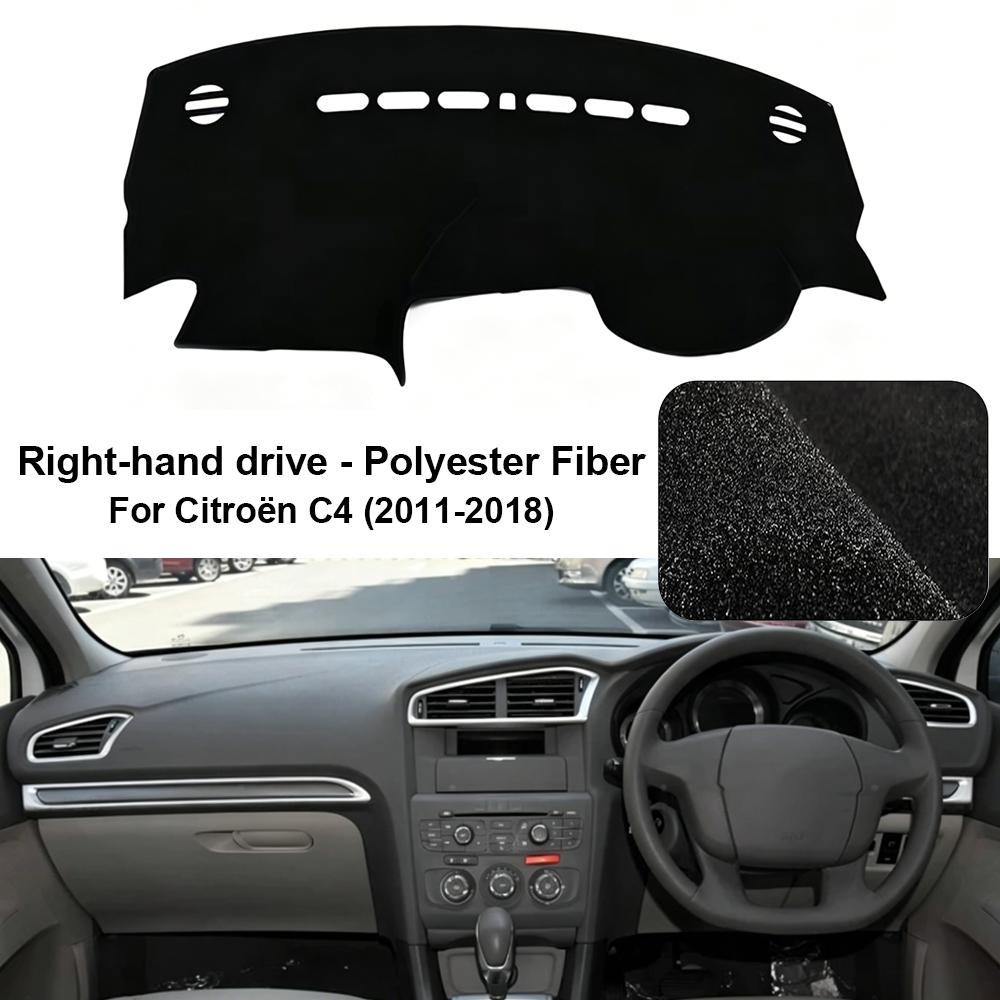 Interior Moulding for 2011–2018 Citroën C4 Dashboard Cover Pad Sunshade Protector Anti-UV Dash Mat Non-Slip