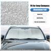 Солнцезащитный козырек на лобовое стекло автомобиля, шторка на окно, складной солнцезащитный козырек, чехол, подходит для Jeep Compass 2007-2016, аксессуары для интерьера автомобиля