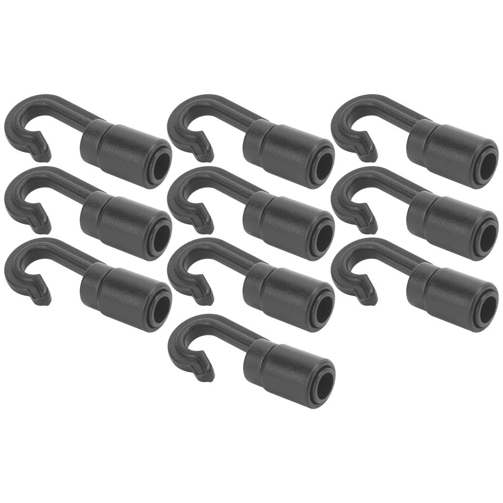 10 шт. Крючки для банджи-шнура, крючки для каяка, каноэ, пластиковые крючки для шнура, веревки, антикоррозийные крючки для лодки