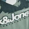 Мужская футболка цвета морской волны с круглым вырезом и принтом гор JACK & JONES
