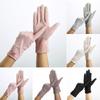 Women Breathable Stretch Slip Resistant Driving Glove Lace Gloves Sunscreen Gloves