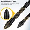 Multifunctional Drill Bit Universal Drilling Tool Cemented Carbide Drill Bit Wall Hole Opening Tools 3-12mm