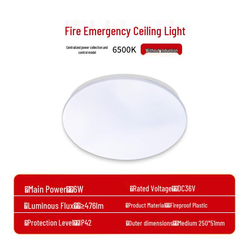 Mi Ling M6116-A Emergency LED Ceiling Light