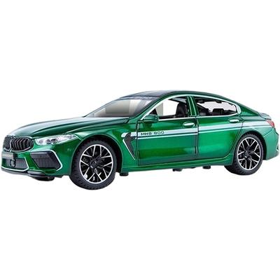 Литая под давлением модель автомобиля M8 в масштабе 1/24, игрушечный автомобиль с откатным механизмом со звуком и светом для детей, коллекция подарков для мальчиков и девочек