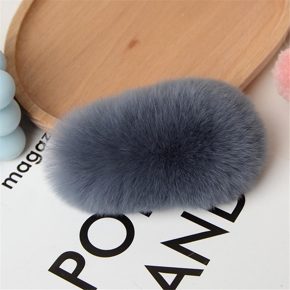 1/3 шт. Зимняя милая пушистая заколка для волос для женщин и девочек, однотонная боковая заколка для волос, BB-заколка, милая плюшевая заколка для волос, цветной аксессуар для волос
