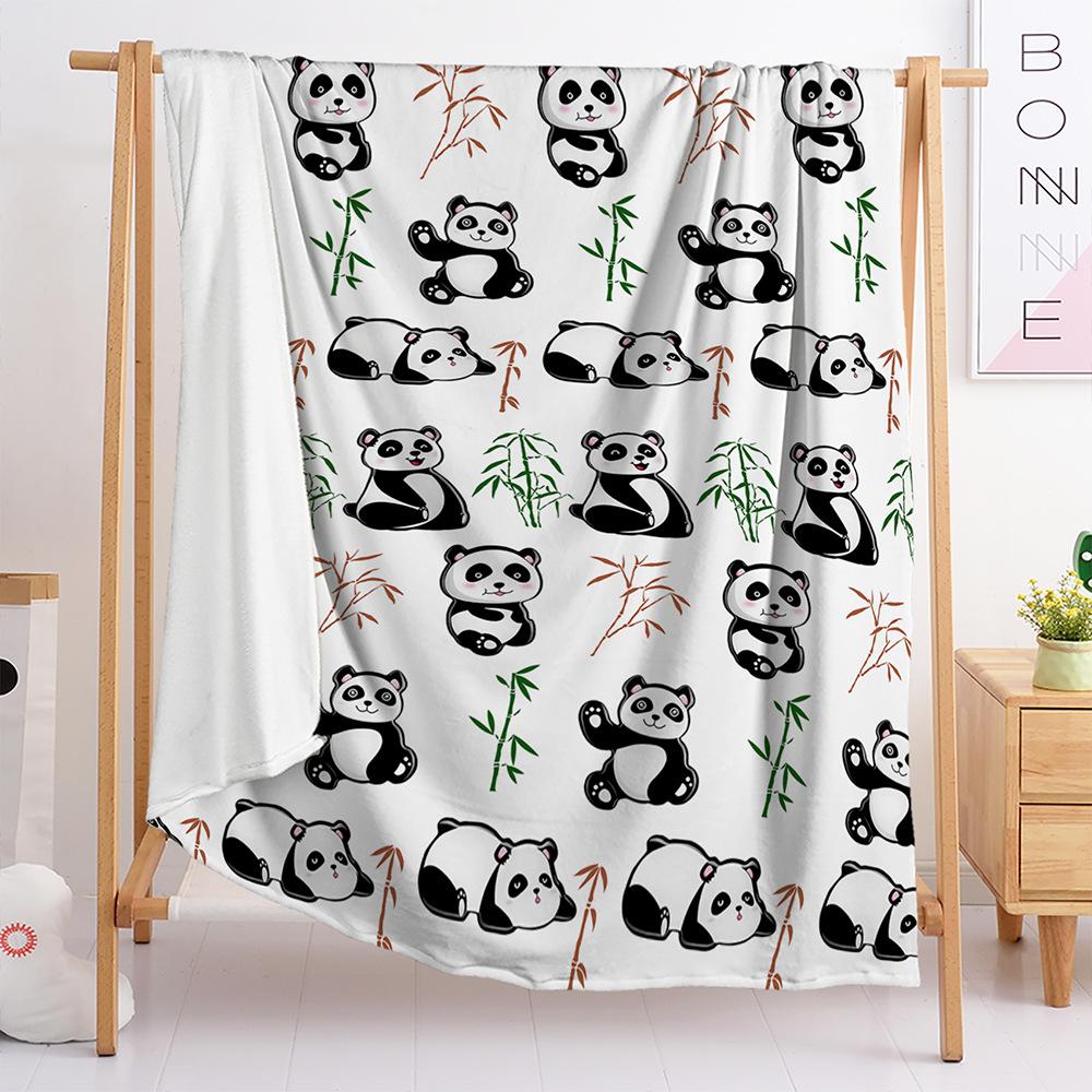 Blankets Cute Panda Blankets Flannel Bedroom Office Blankets Cover Blankets For All Seasons
