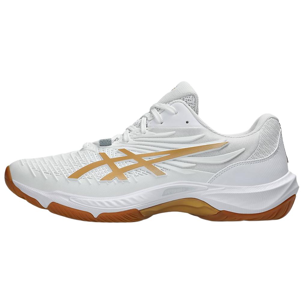 Asics Court Control FF 4 2E Comfortable Durable Supportive Badminton Shoes Unisex Sneaker White Platinum 1073A094-100