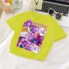 Детская одежда, футболка KPop Demon Hunters с мультяшным принтом, футболки Харадзюку для детей, подарок для киноманов 2025, хлопковые футболки на лето