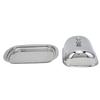 304 Stainless Steel Cheese Box Container With Lid Butter Keeper Holder  Christmas Baking