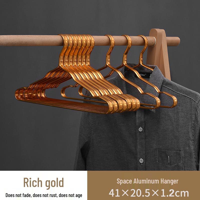 Stainless Clothes Steel Spacesaving Nonslip Hanger Rack