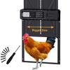 Automatic Chicken Coop Door Large Size with Timer LCD Screen 3 AA Battery Powered Battery Not Included