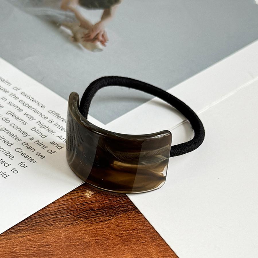 Корейское высококачественное текстурированное акриловое кольцо для волос, ретро высокоэластичная резинка для хвостика, веревка для волос, аксессуары для волос для женщин