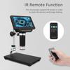 5-inch LCD Screen Video Microscope with 32GB TF Card 1000X Microscope and Telescope 1080P with IR