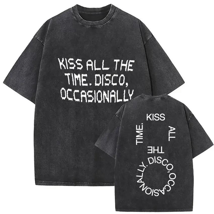 Hot Sale Harry Styles Graphic Print Tshirt Men Women Loose Casual Vintage Washed Cotton Summer New Tee Oversized Streetwear Top