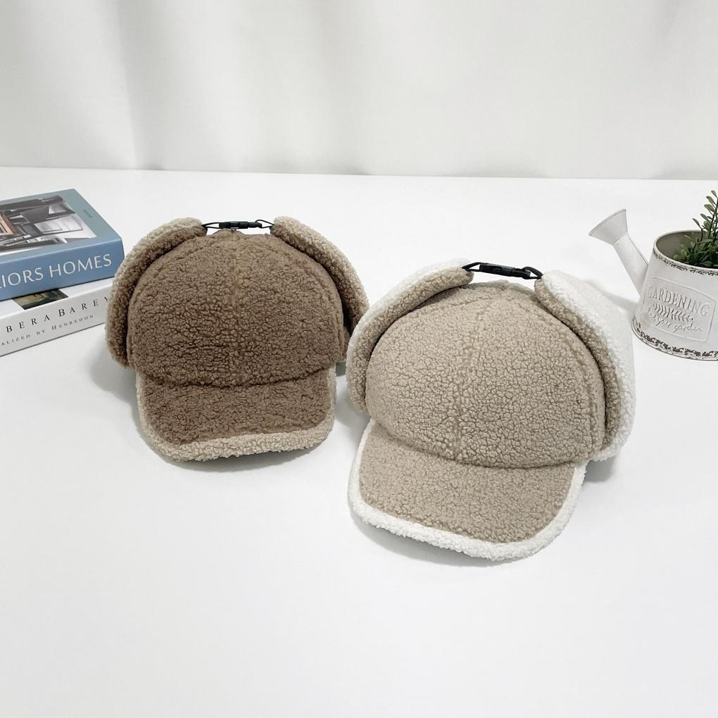 Women's and Men's Daily Fleece Warm Earflap Brim Hat