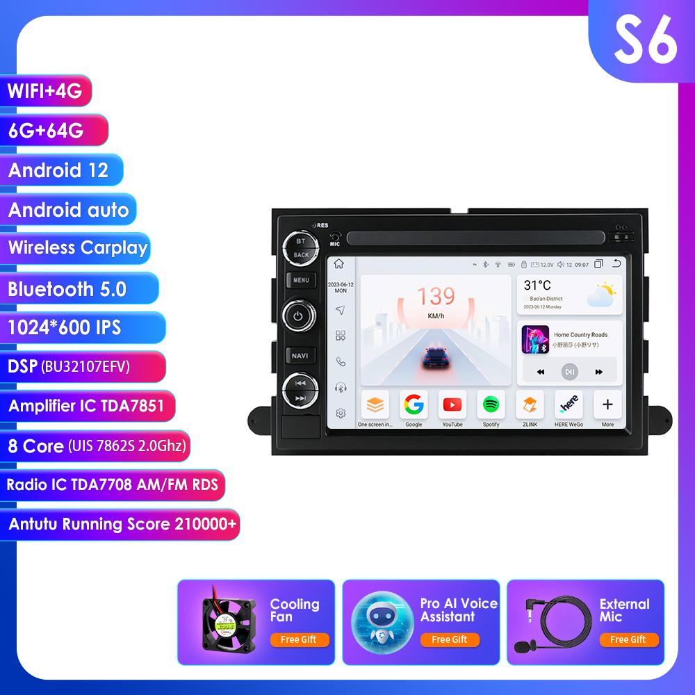 OSSURET Видеоплеер GPS Интеллектуальный RDS Carplay 4G для Buick Enclave GMC Yukon Chevrolet Silverado Impala Автомагнитола Мультимедиа 2din Android Автомагнитола