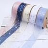 25mm Width Starry Sky Ribbon Organza Wedding Party Ribbon Gift Bouquet Wrap Ribbon  Cake Decoration
