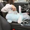 Автомобильные коробки для салфеток Yugui для собак, автомобильные аксессуары, подвесная сумка для салфеток на заднем сиденье автомобиля, плюшевый держатель, крышка, авто игрушки, украшение интерьера