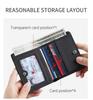 Женский кошелек из натуральной кожи с защитой от кражи RFID, безопасный кошелек для монет, модный дизайн пряжки