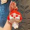 Adorable Plush Doll Keychain Cute Cartoon Design For Students And Couples