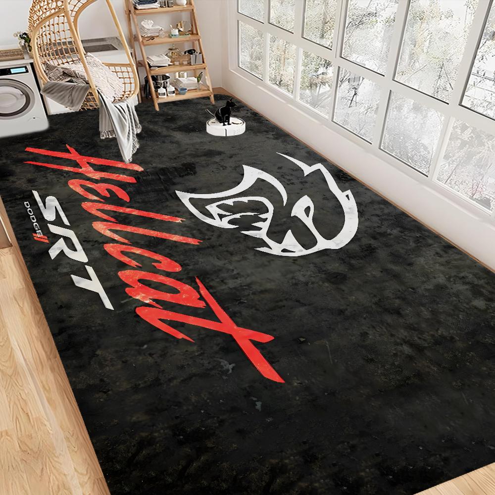 SRT Hellcat Demon Dodge Floor Carpet Nordic Style Home Doormat Bathroom-Toilet Mats Bedroom Hotel Decor Mat