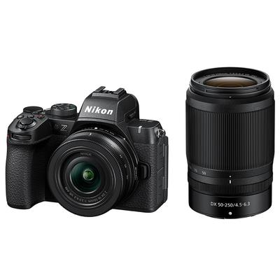 Беззеркальная однообъективная камера Nikon Z50II с двойным зумом и креплением Z 16-50VR+50-250VR APS-C